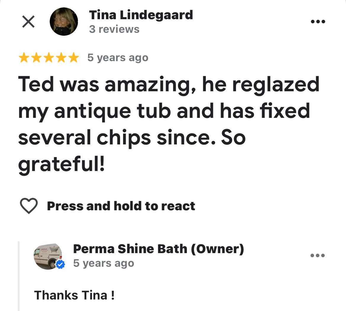 review of antique tub reglazing