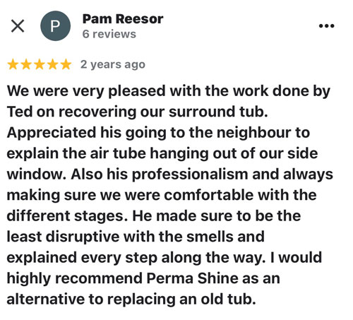 review of bathtub refinishing process