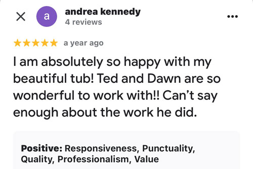 review beautiful tub refinish