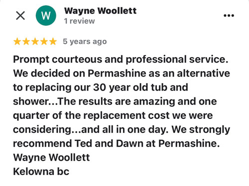 review stating prompt professional service