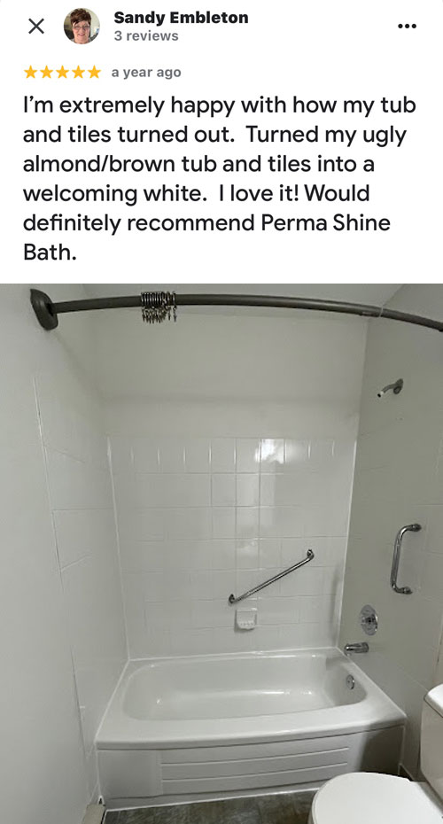 review of tub and tile reglaszing